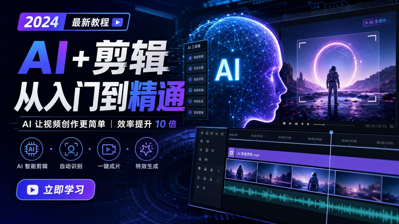 里番网AI剪辑传媒教程